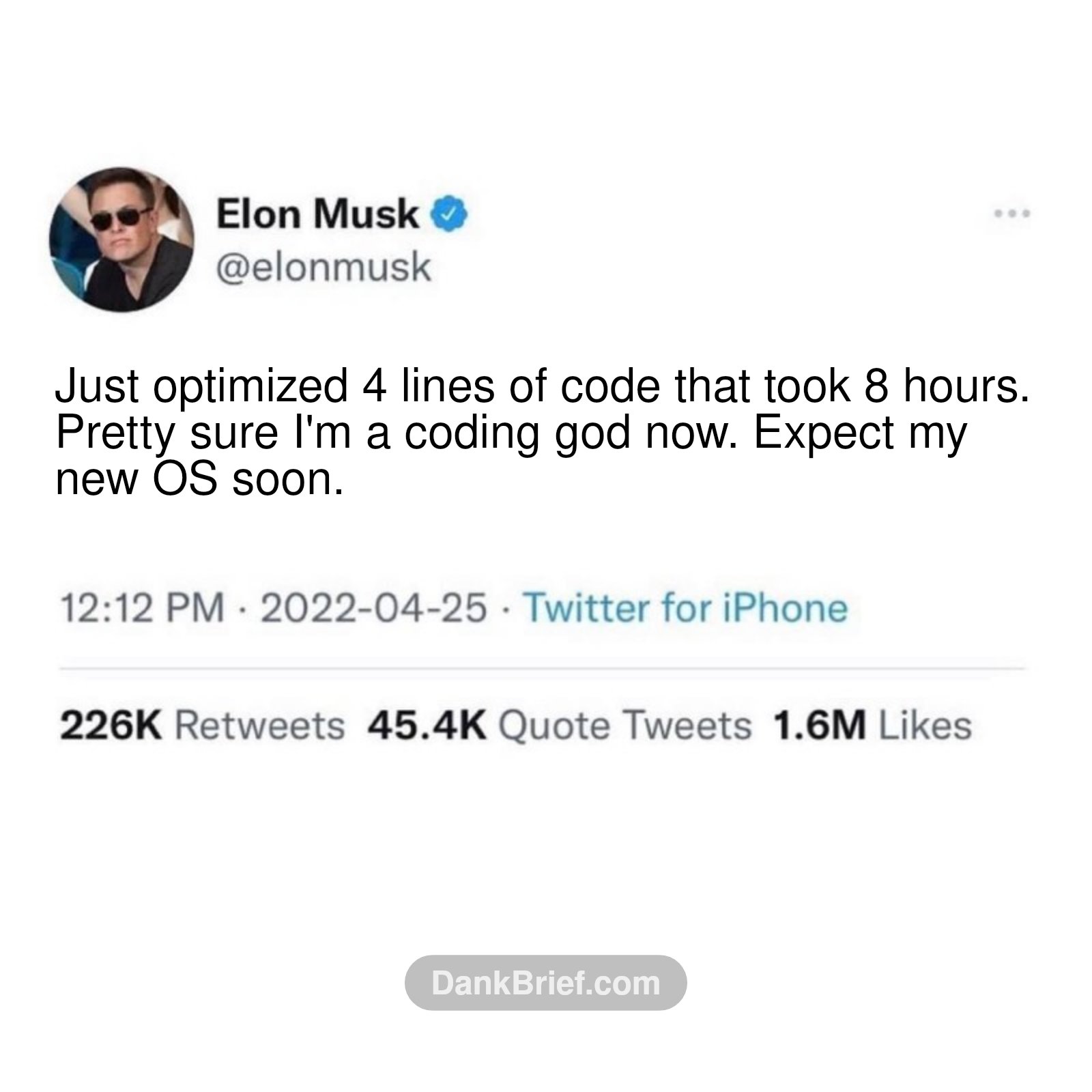 My coding journey in one tweet