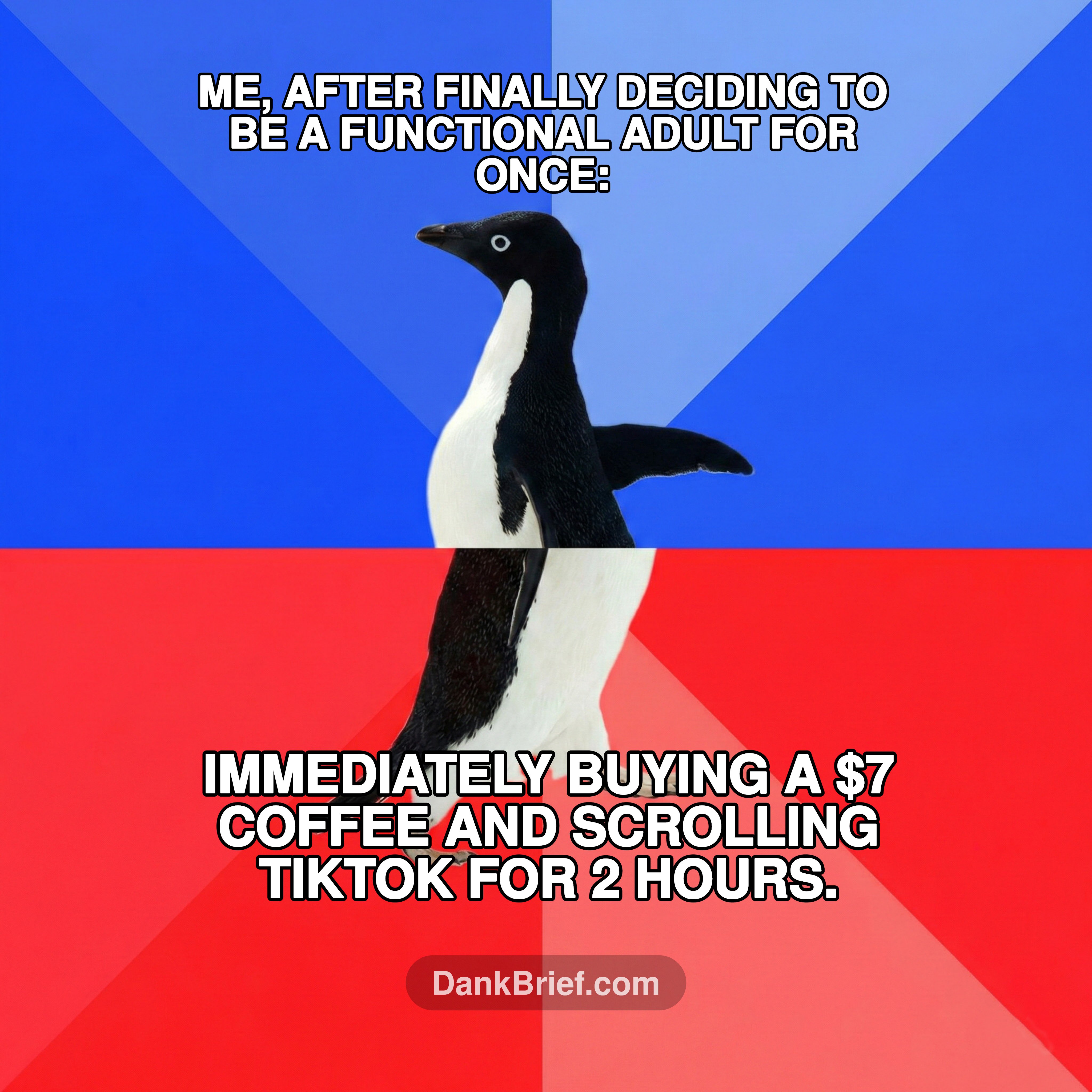 My daily struggle is real, bro