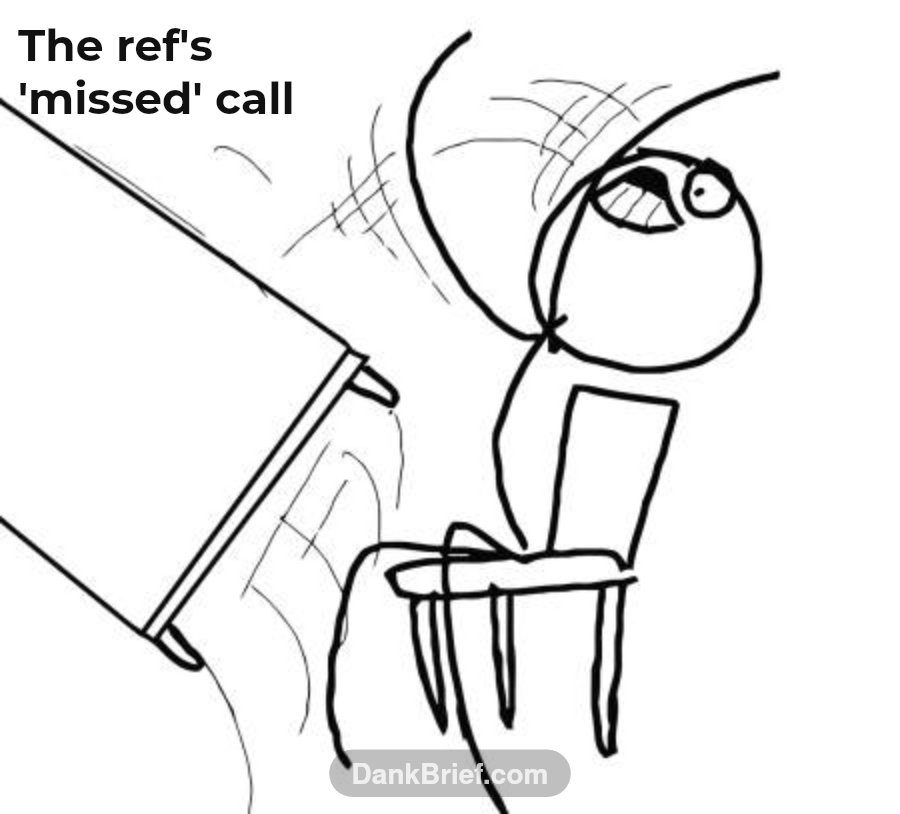 The ref's 'missed' call