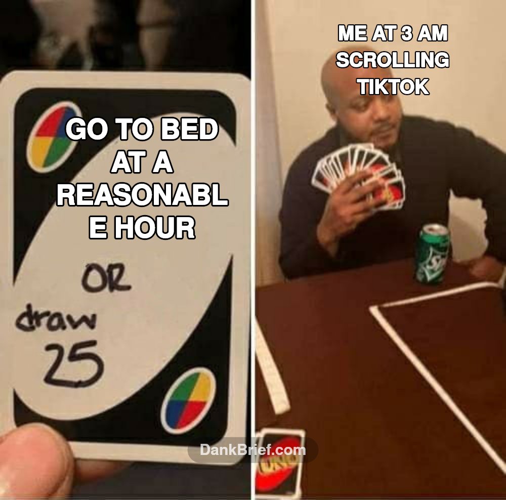My sleep schedule is just a suggestion, bro