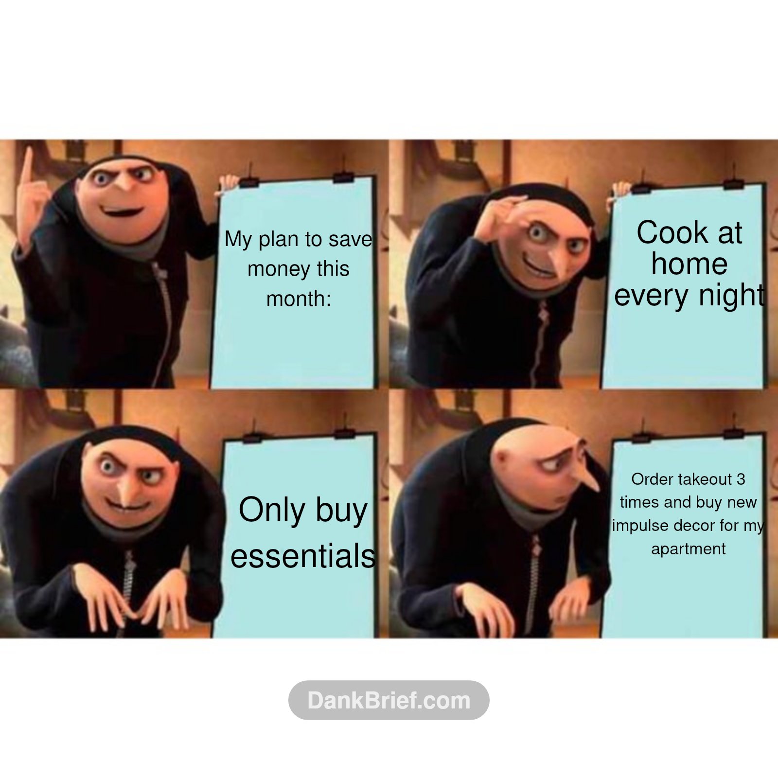 My budget plan is truly elite, bro