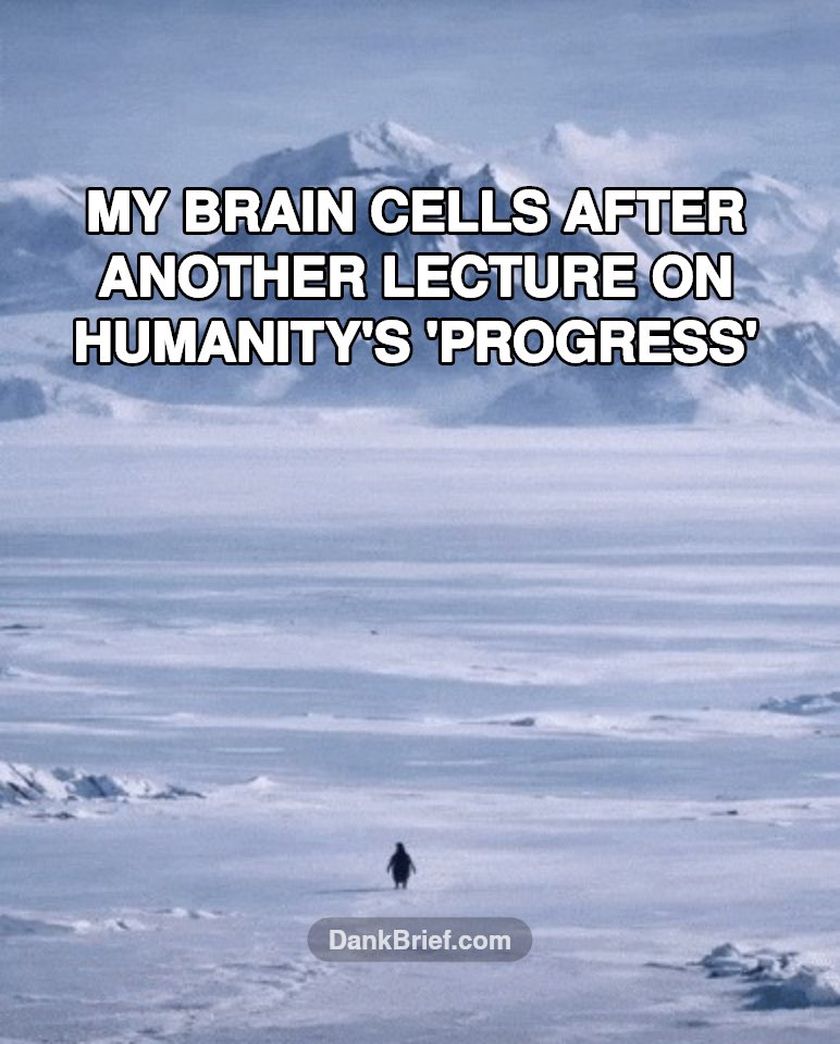 History class hit different tho
