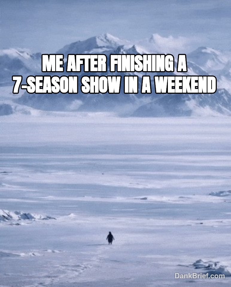 The post-binge void is real