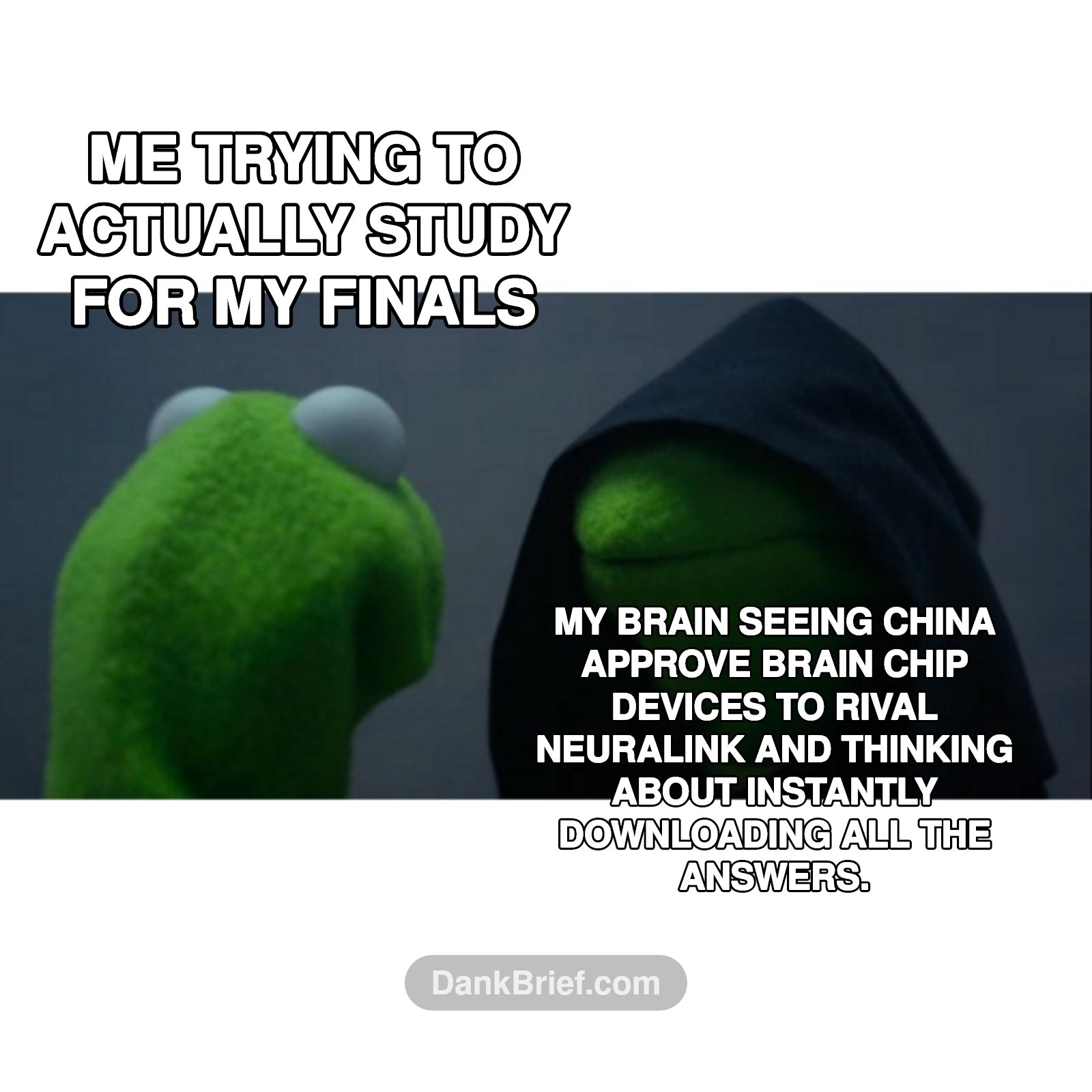 My brain on finals week vs. the future