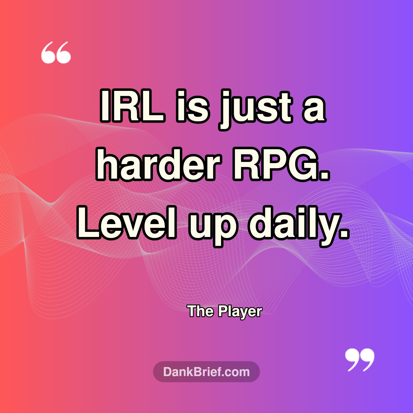Life's An RPG, Level Up!