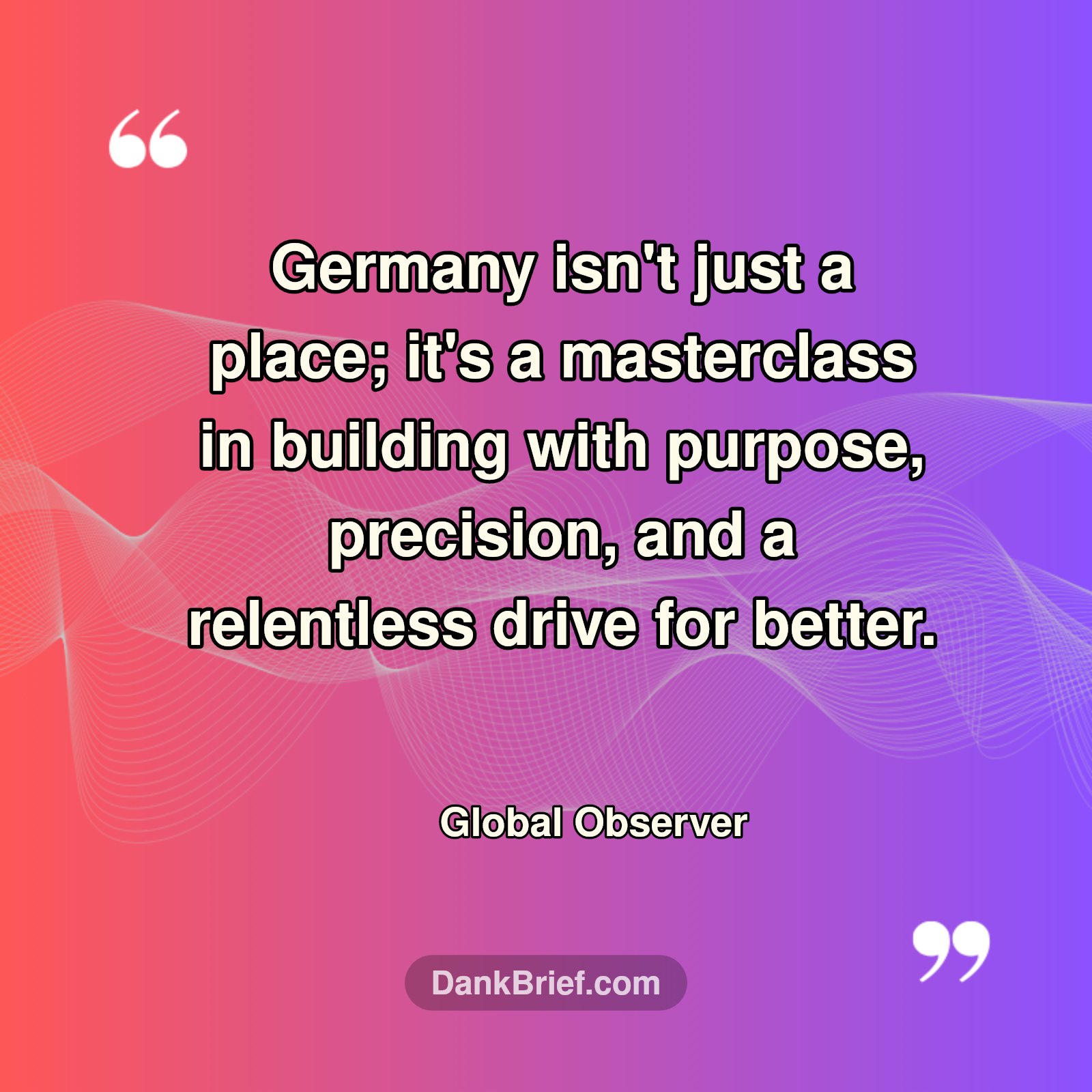 The German Masterclass