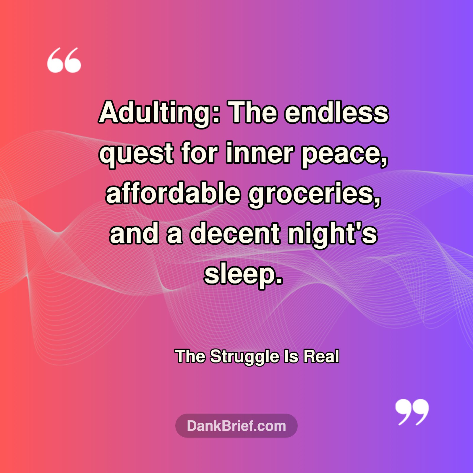 Adulting Mode Activated