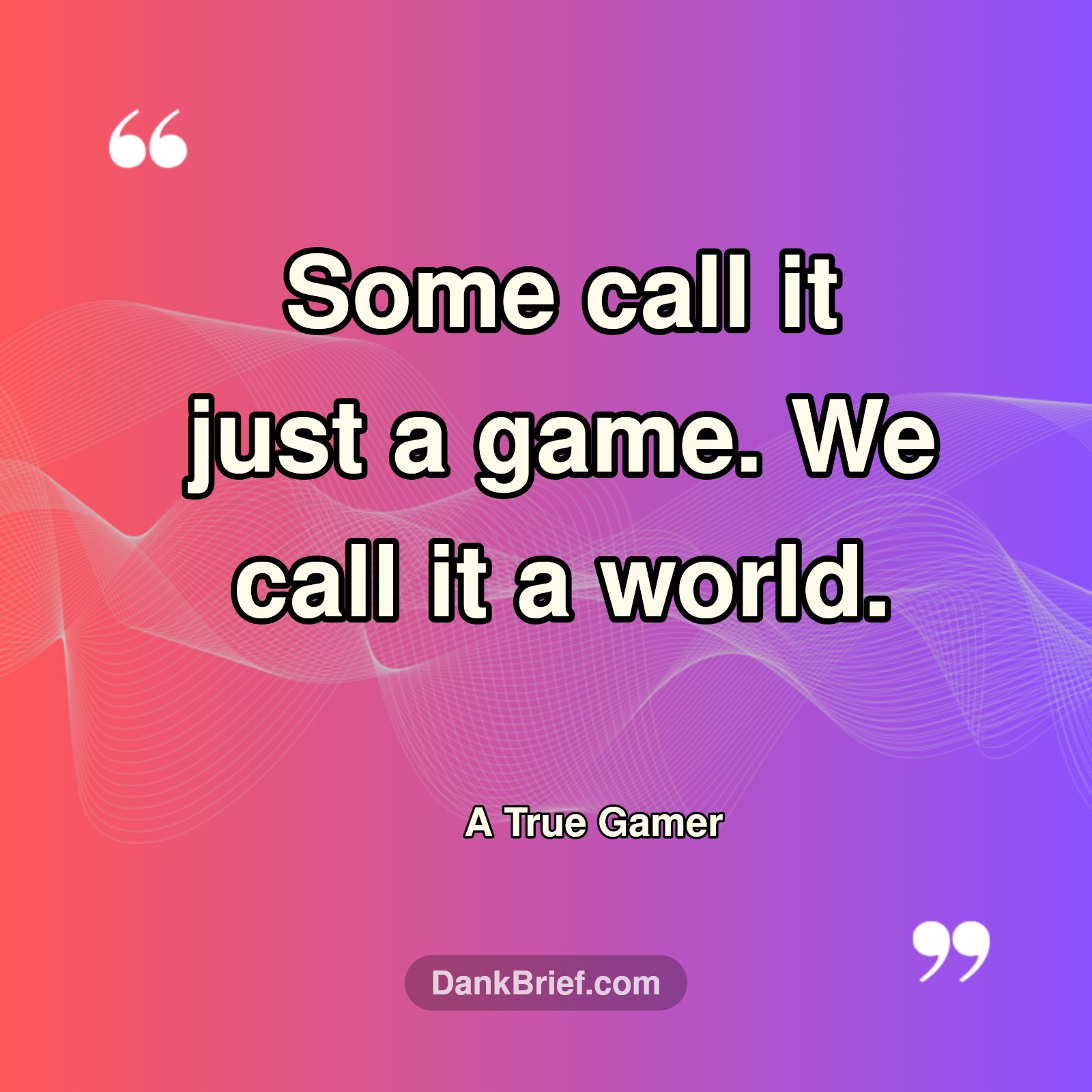 It's More Than Just A Game