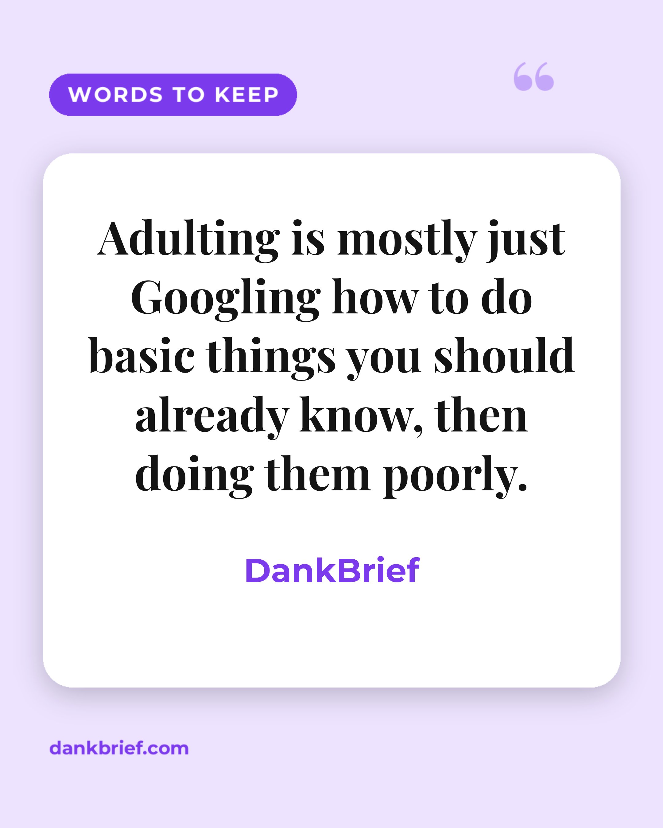 The Reality of Modern Adulting and Basic Tasks