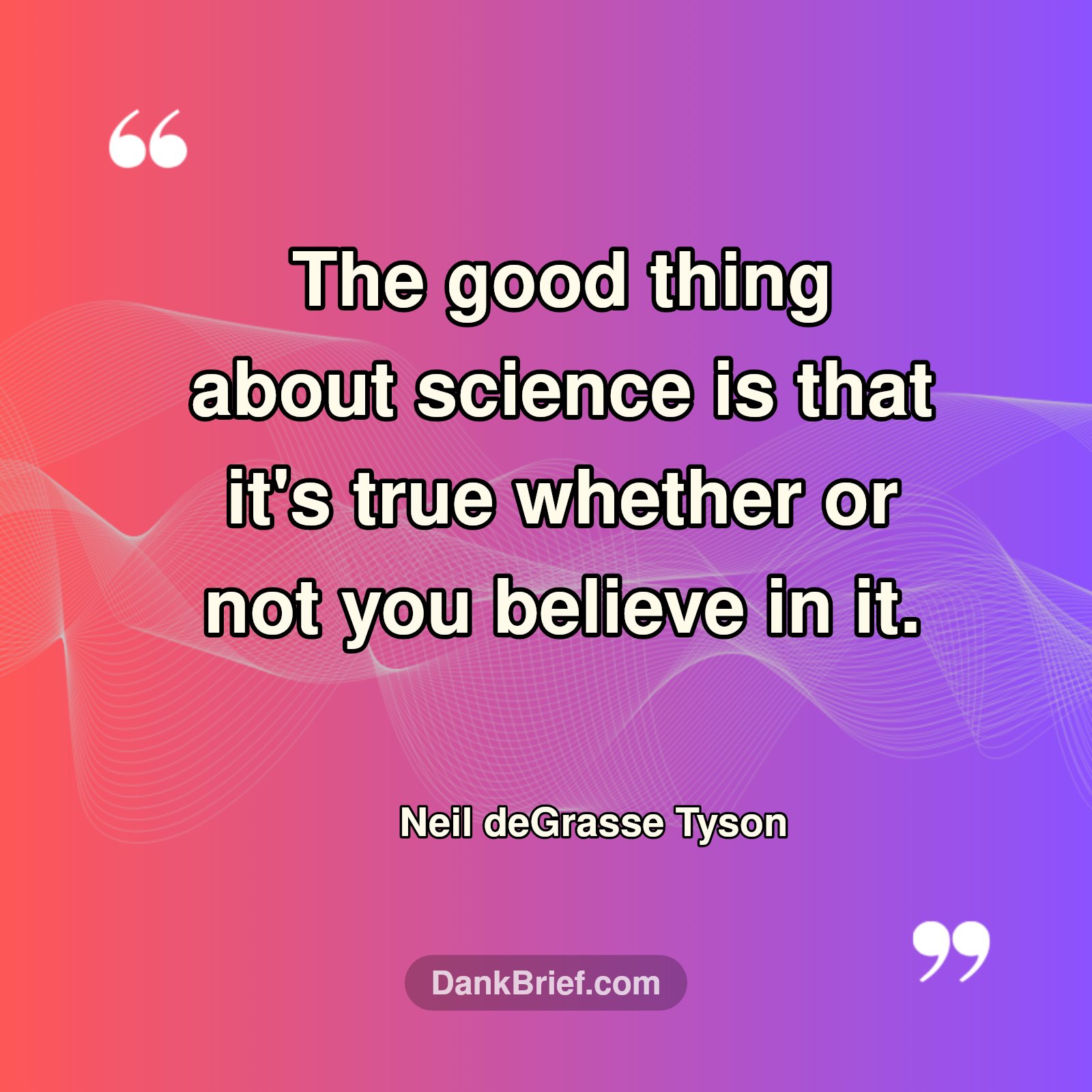 Science Truth Bomb