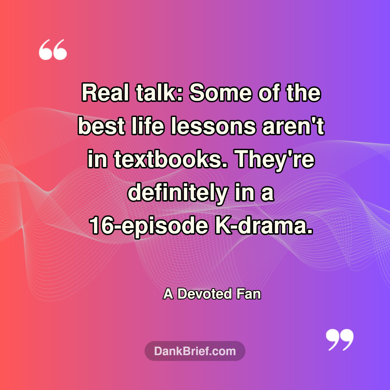 Life Lessons, K-Drama Style
