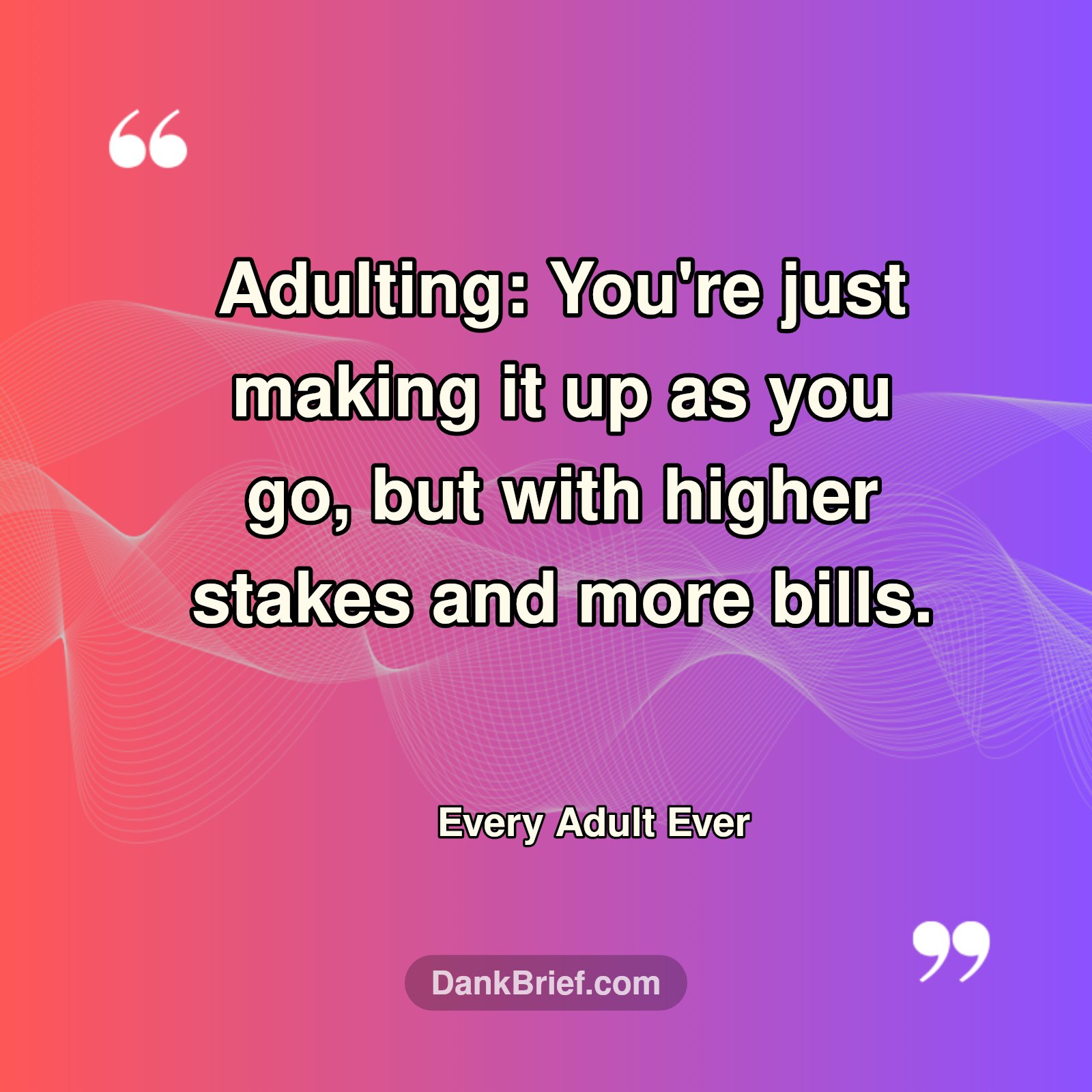 Adulting Reality Check
