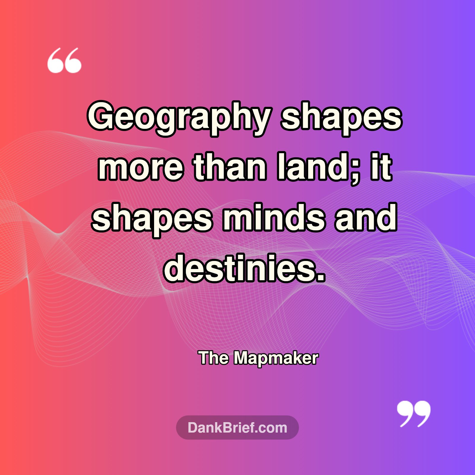 Beyond the Map