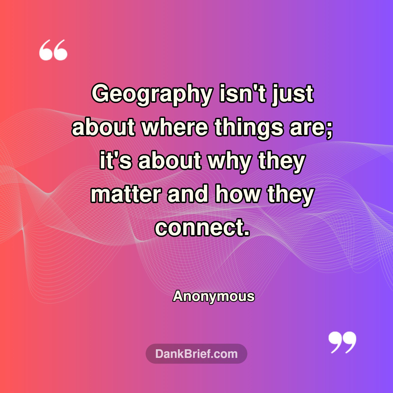 Beyond the Map