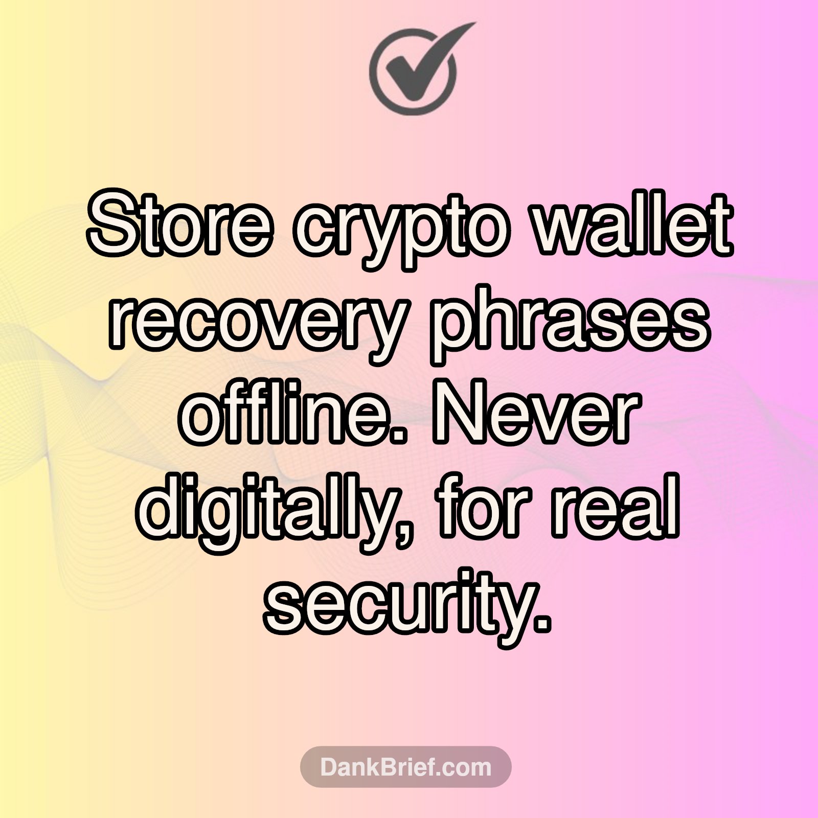 Crypto Security 101: Offline Keys