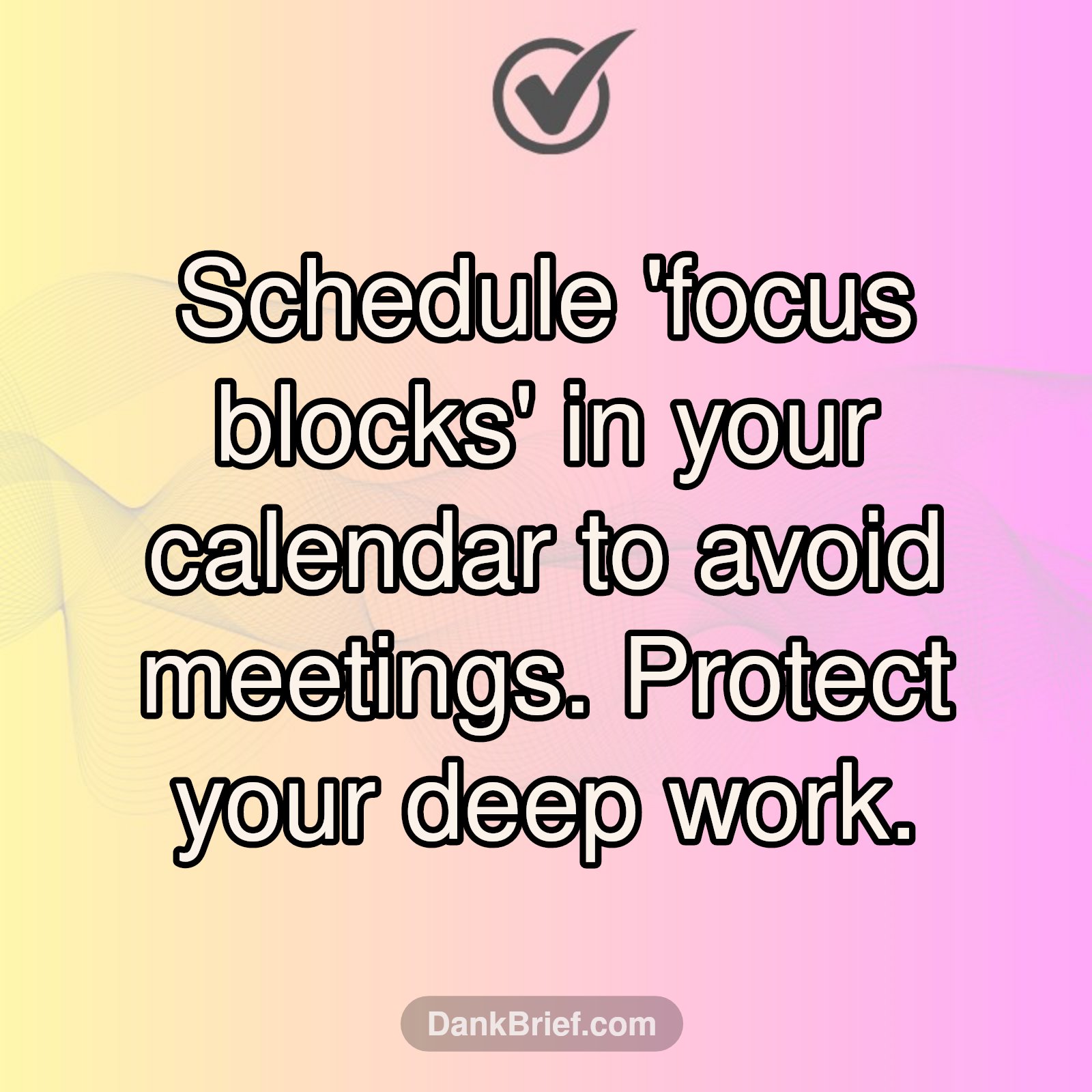 Secret Weapon Against Meeting Overload