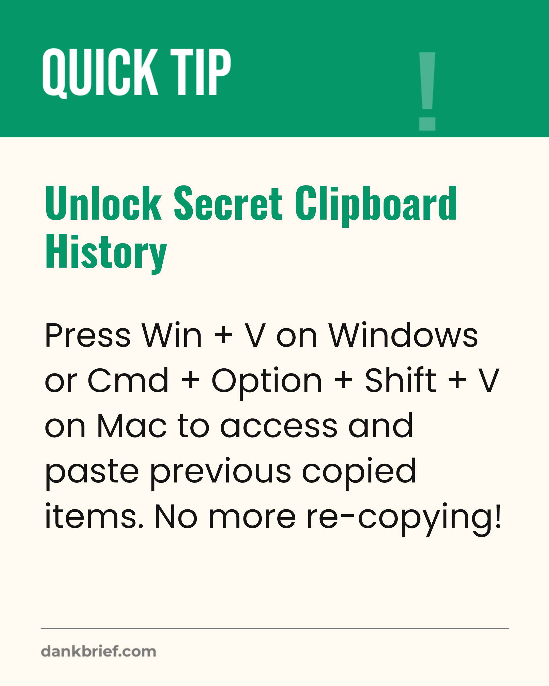 Ultimate Clipboard Hack