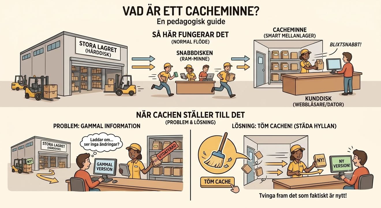 VARFÖR ÄR CACHEMINNE INTRESSANT?