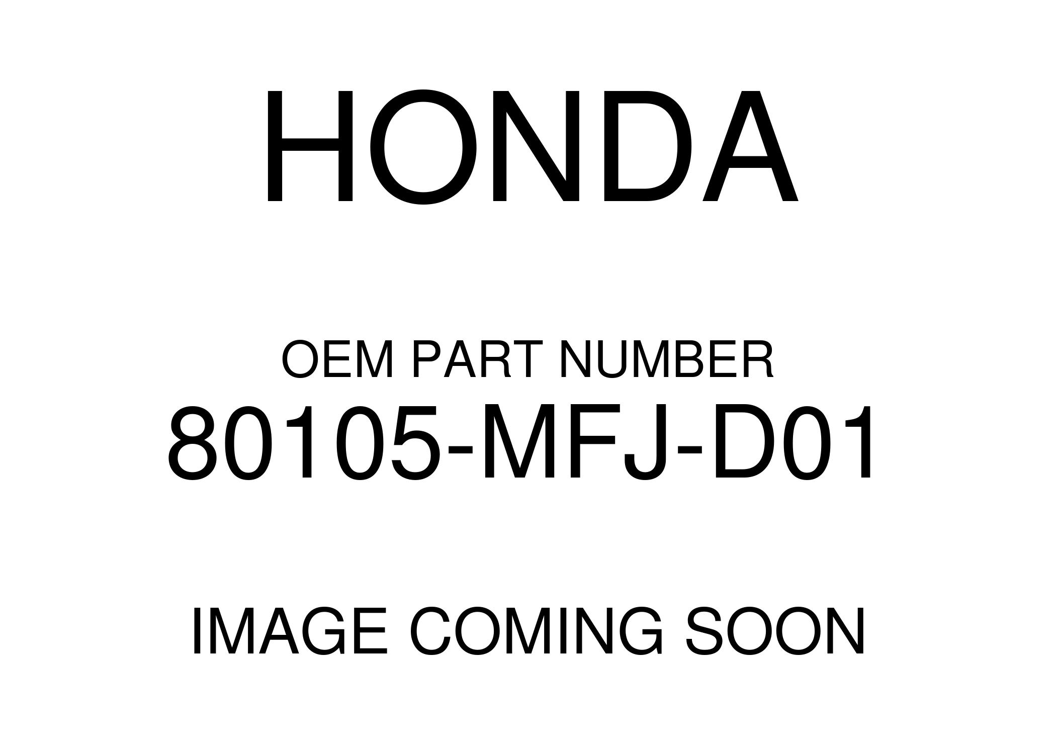 Honda 2007-2012 CB Rear Fender B 80105-MFJ-D01 New OEM