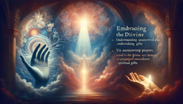 Embracing the Divine: Understanding Prayer, Unanswered Requests, and Spiritual Gifts