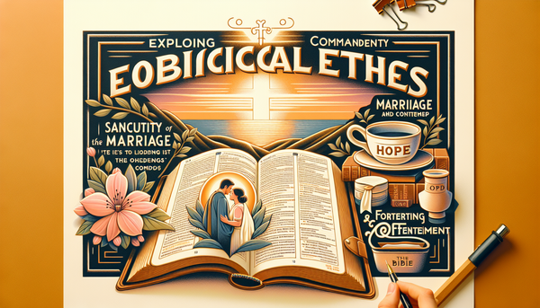 Exploring Biblical Ethos: Commandments, Marriage, and Contentment