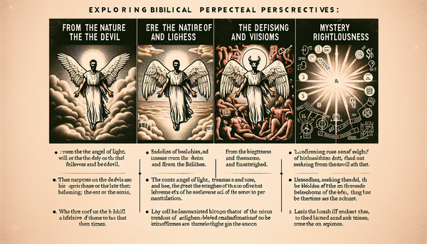 Exploring Biblical Perspectives: From the Nature of the Devil to the Mystery of the End Times