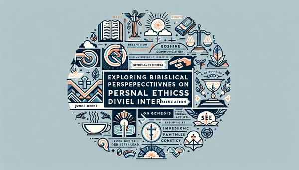 Exploring Biblical Perspectives on Personal Ethics and Divine Interaction