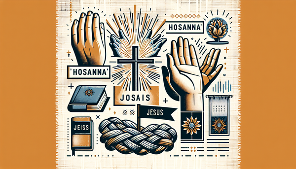 Hosanna, Faith, and the Power of Jesus' Name: Biblical Concepts for Everyday Life