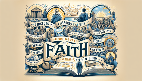 Lessons of Faith: From Apostolic Courage to Prophetic Wisdom