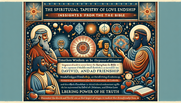 The Spiritual Tapestry of Love and Friendship: Insights from the Bible