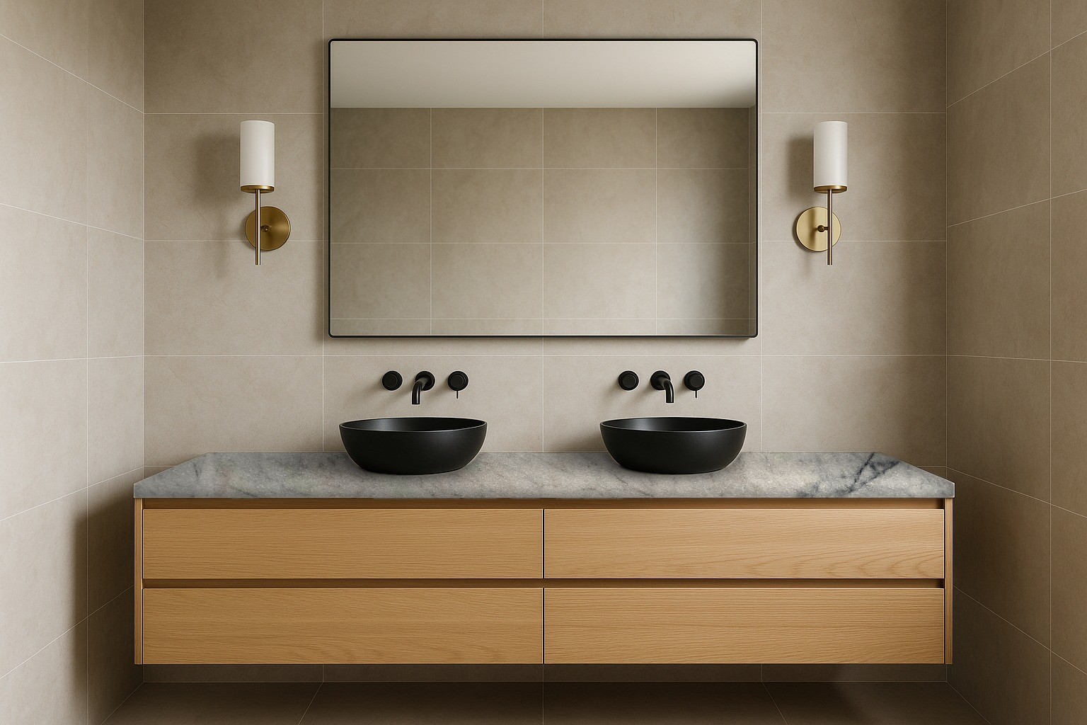 Marble bath — Bianco Carrara