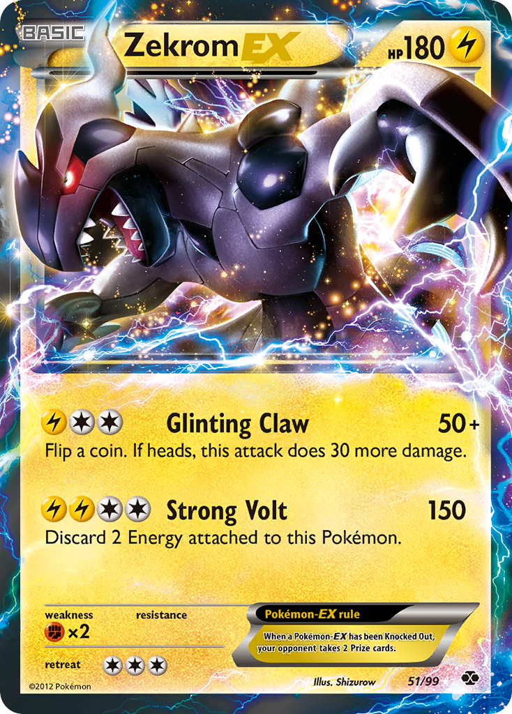Zekrom EX 51 (Holofoil)