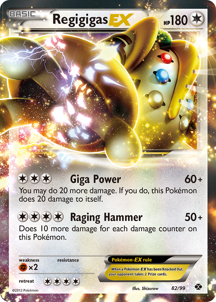 Regigigas EX 82 (Holofoil)