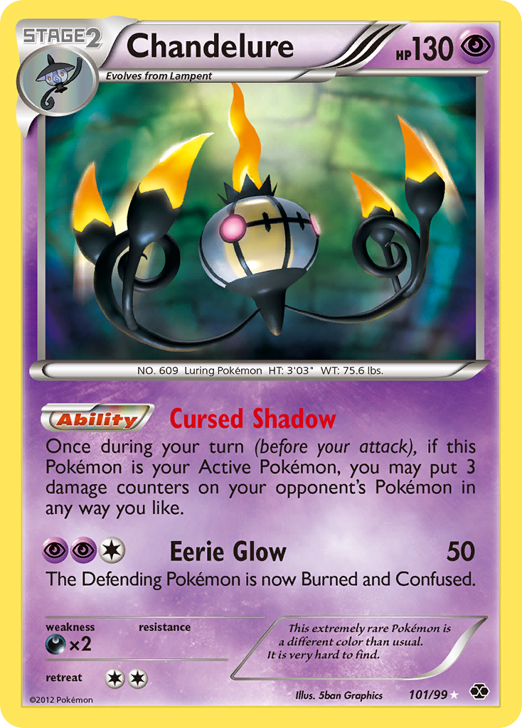 Chandelure 101 (Holofoil)