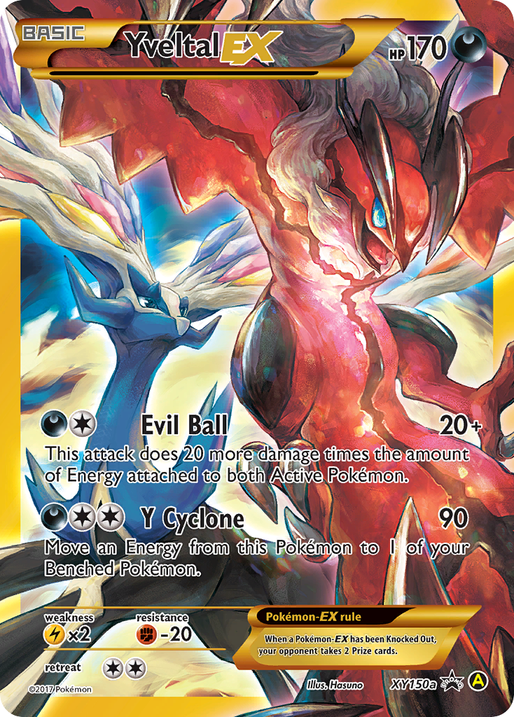 Yveltal EX XY150a (Holofoil)