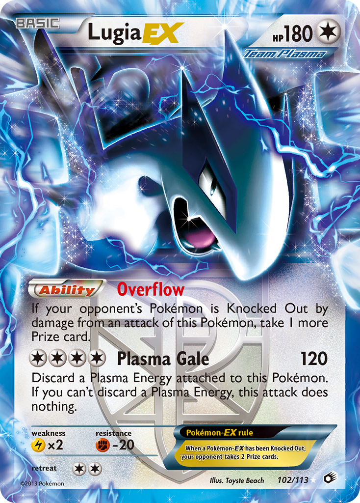 Lugia EX 102 (Holofoil)