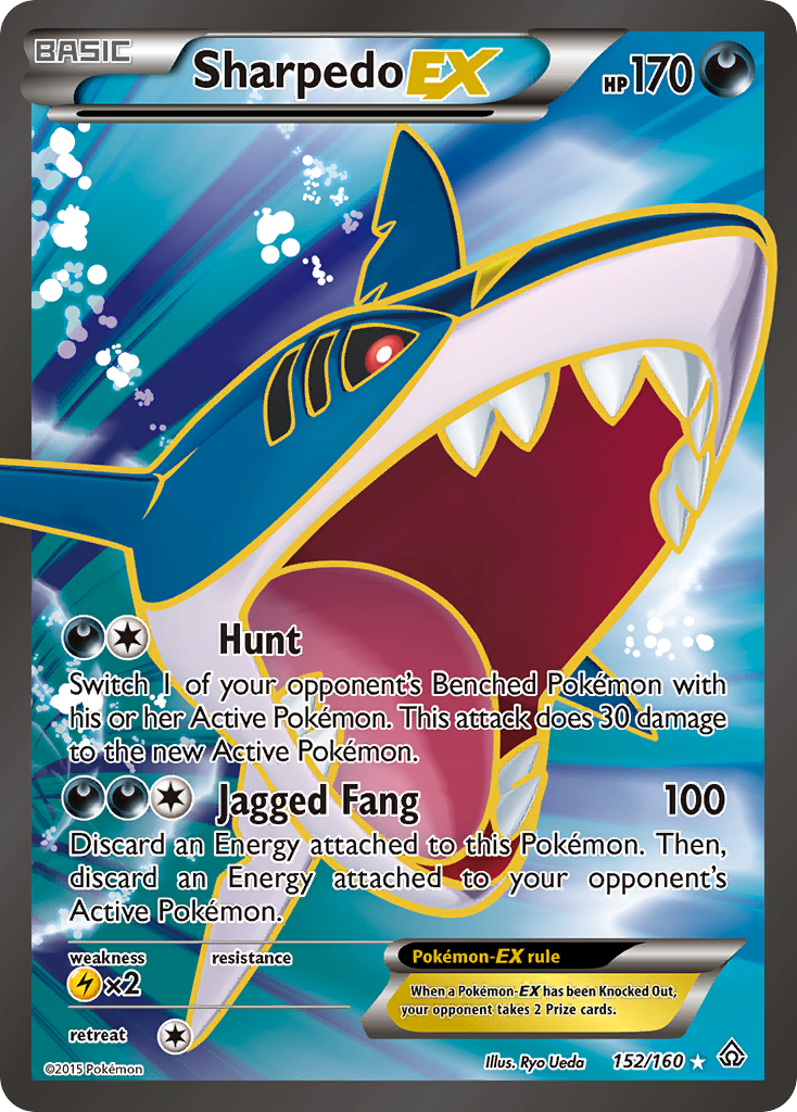Sharpedo EX 152 (Holofoil)