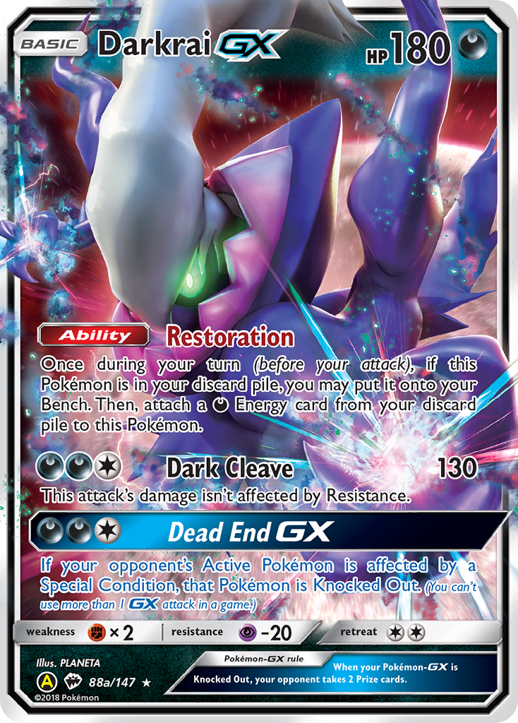 Darkrai GX 88a (Holofoil)
