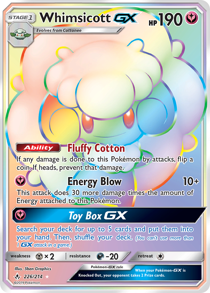 Whimsicott GX 226 (Holofoil)
