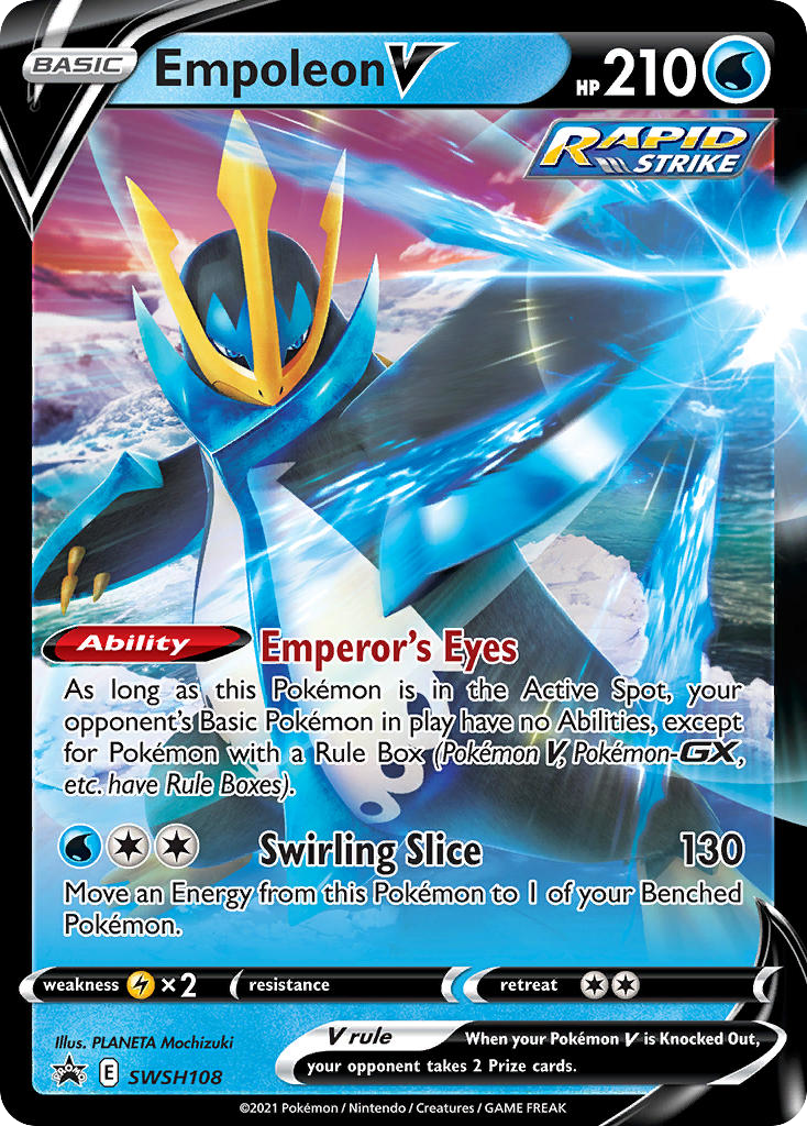 Empoleon V SWSH108 (Holofoil)