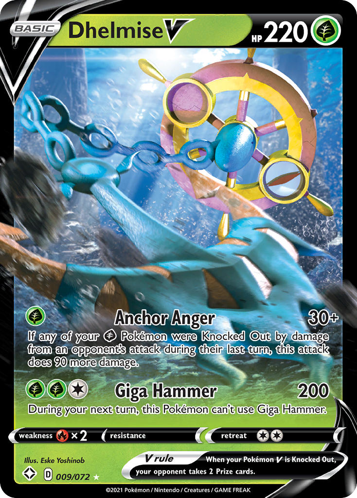 Dhelmise V 9 (Holofoil)