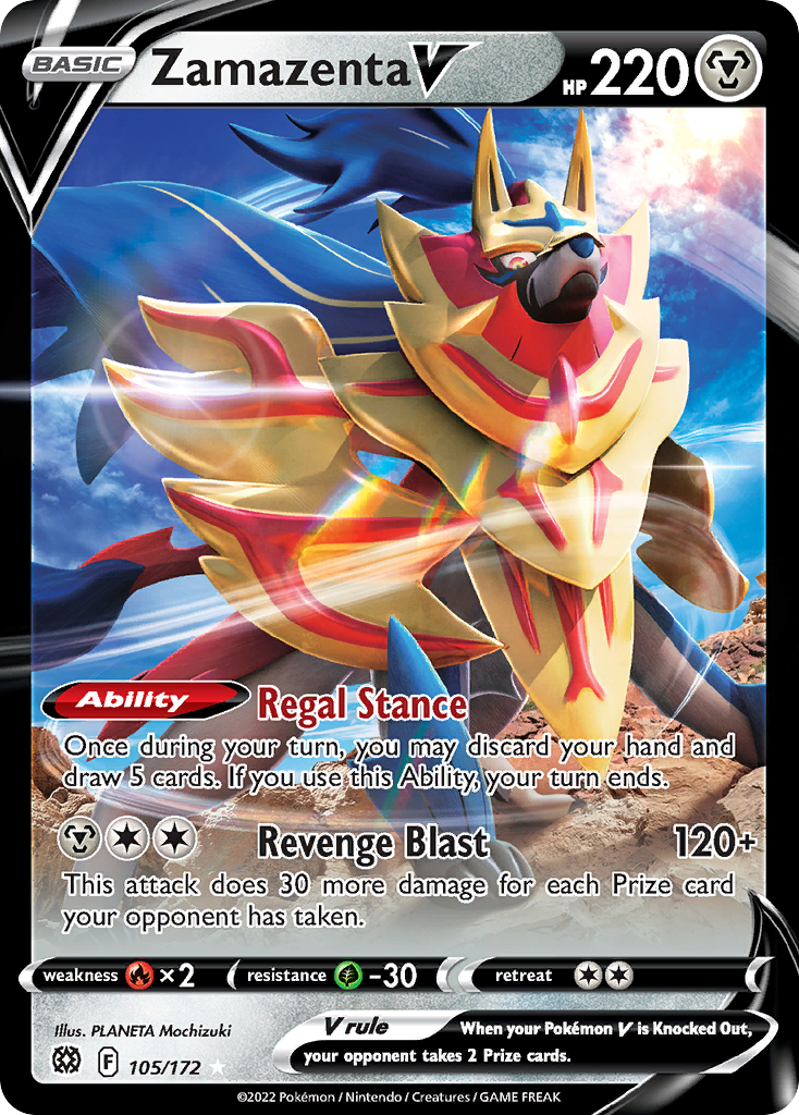 Zamazenta V 105 (Holofoil)