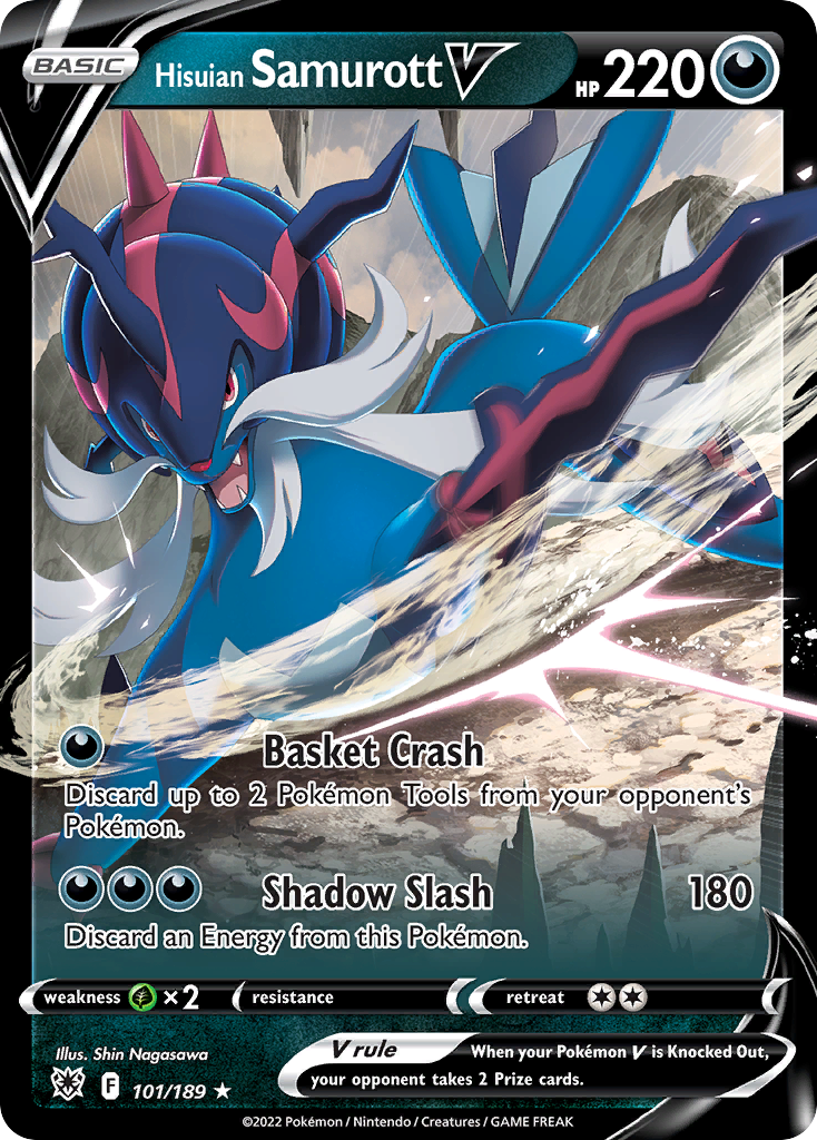 Hisuian Samurott V 101 (Holofoil)