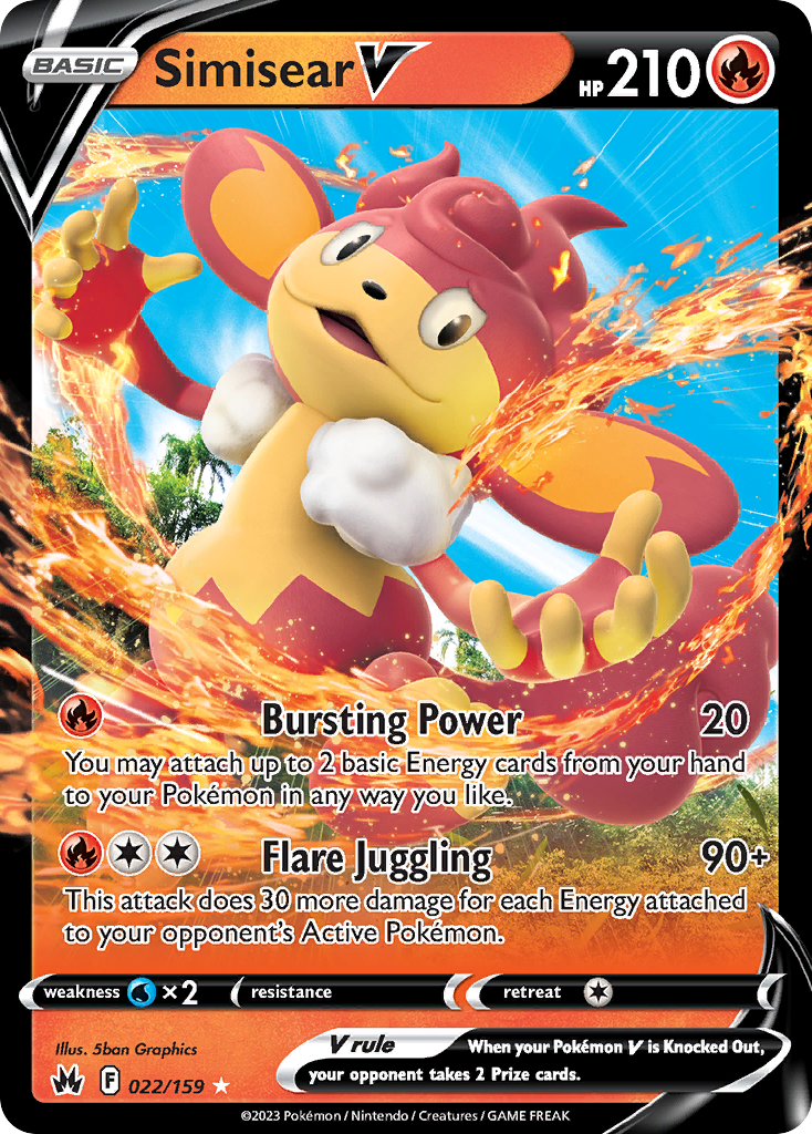 Simisear V 22 (Holofoil)