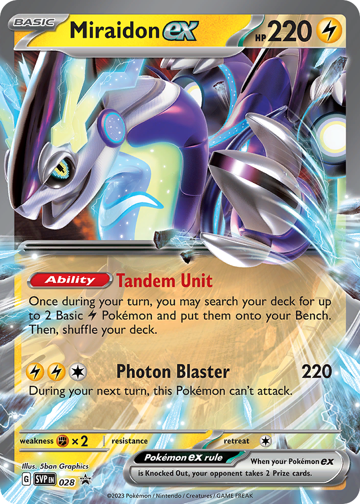 Miraidon ex 28 (Holofoil)