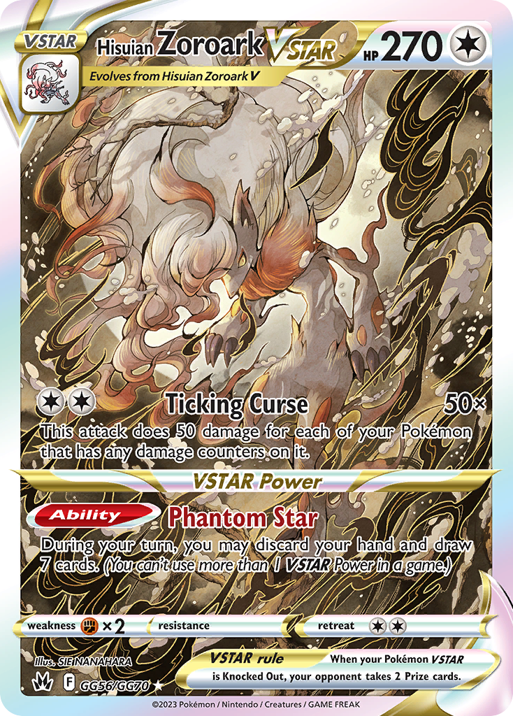 Hisuian Zoroark VSTAR GG56 (Holofoil)