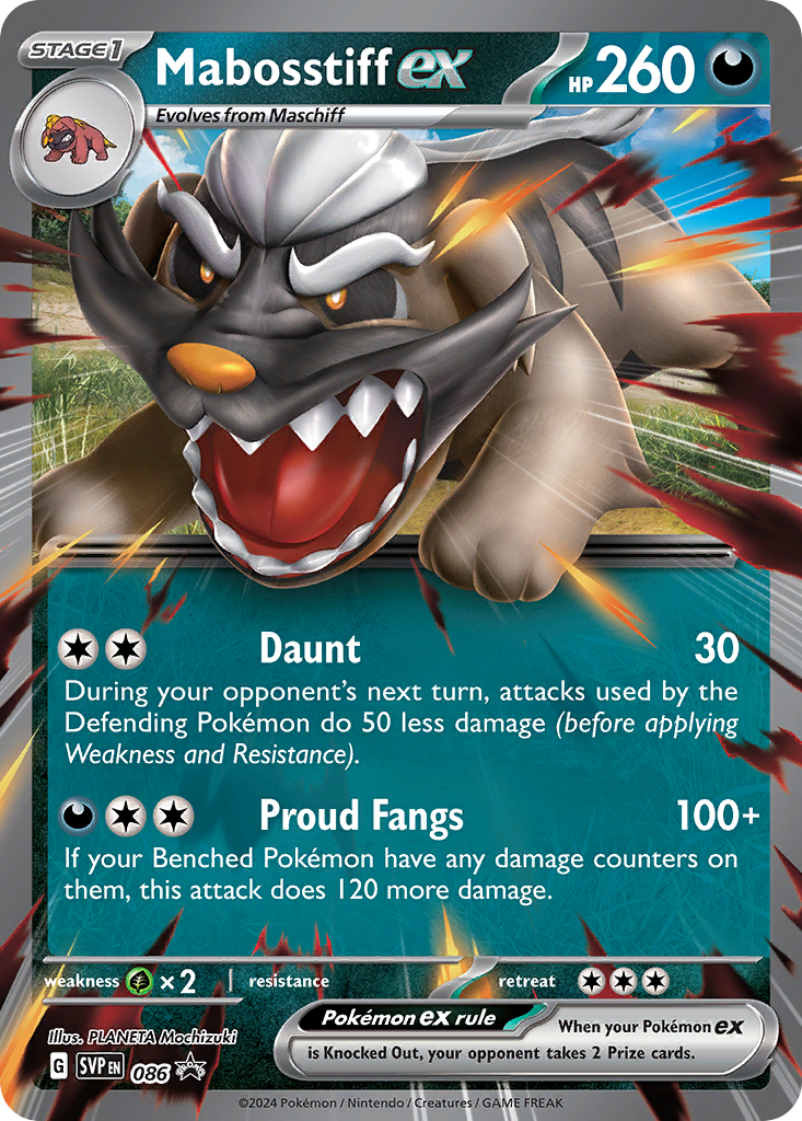 Mabosstiff ex 86 (Holofoil)