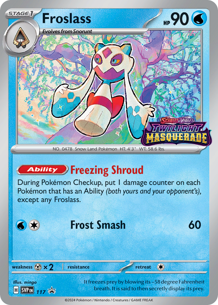 Froslass 117 (Holofoil)
