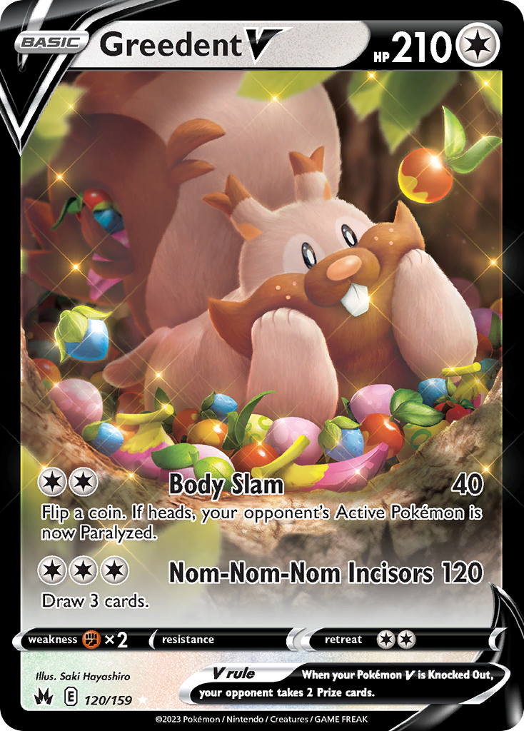 Greedent V 120 (Holofoil)
