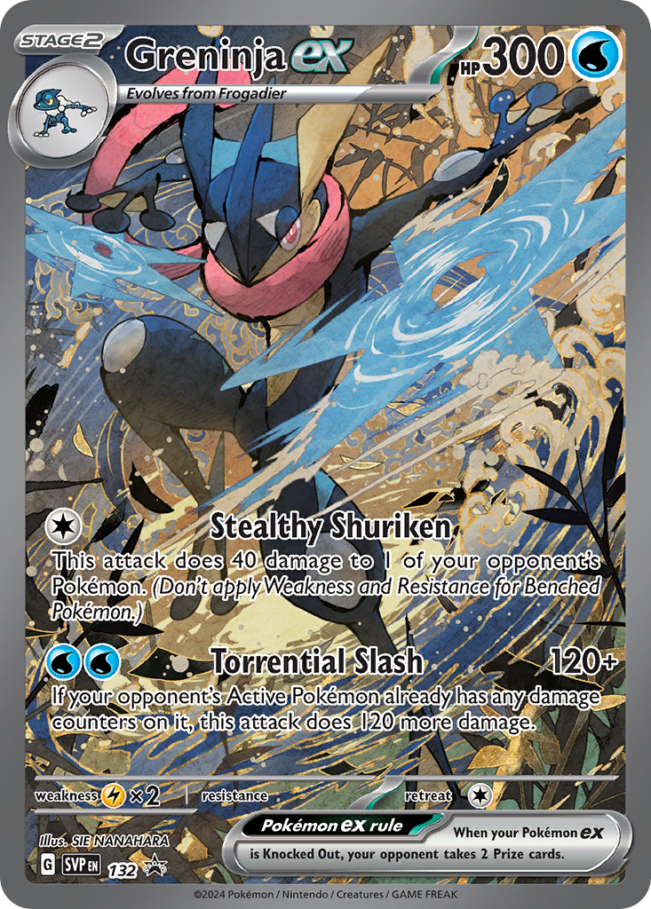 Greninja ex 132 (Holofoil)